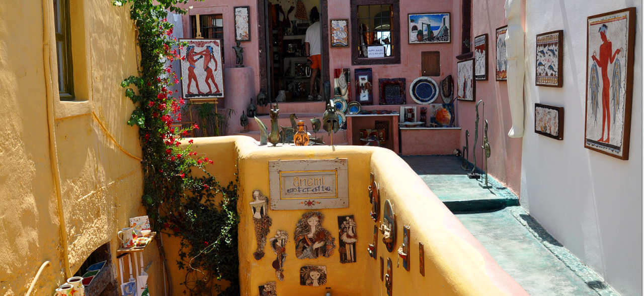 santorin magasin souvenirs