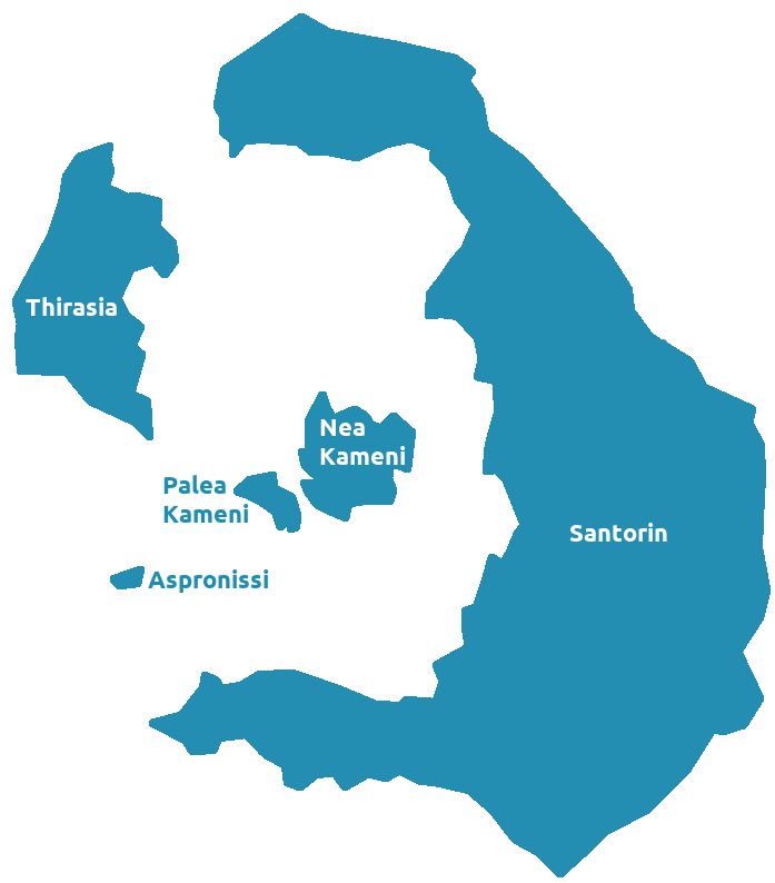 îles de Santorin