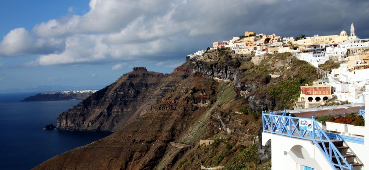 Santorin en hiver
