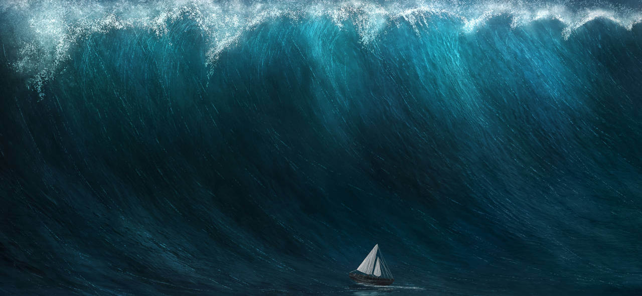L’éruption de Santorin et les tsunamis de l’antiquité