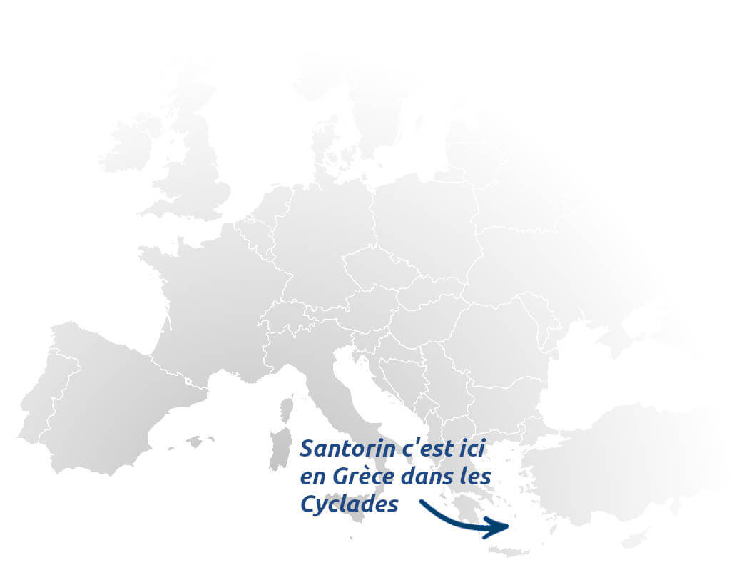 carte de santorin