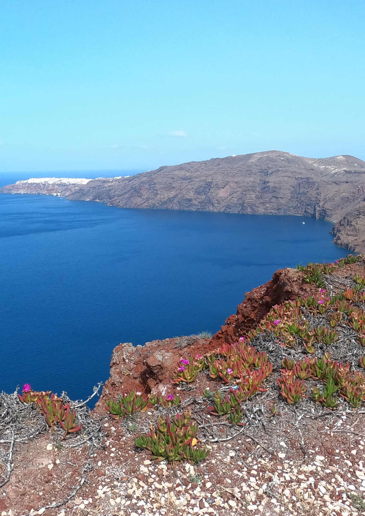 La caldeira de Santorin