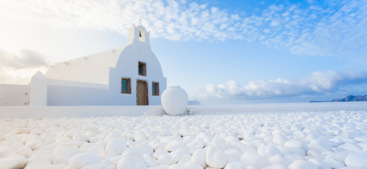 Noël à Santorin