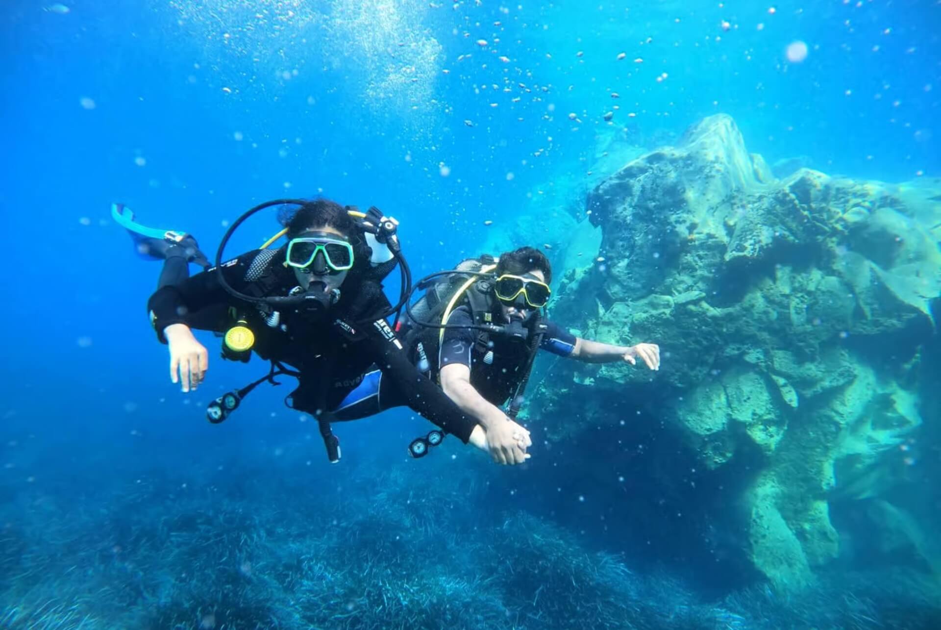 Expérience de plongée sous-marine dans la Caldera pour débutants