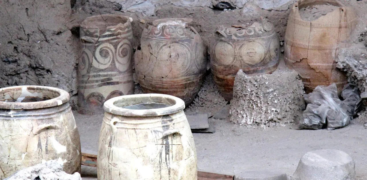 Santorin, reste archéologiques