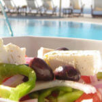 Santorin : salade grecque