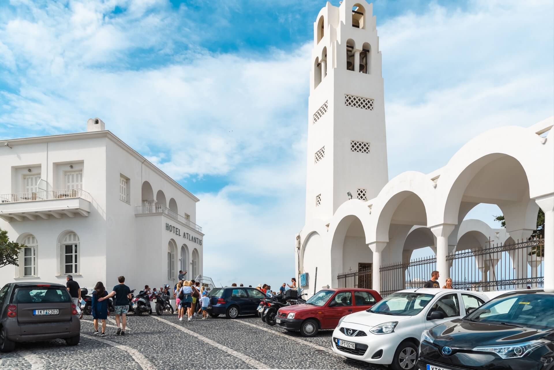 circuler a santorin en voiture