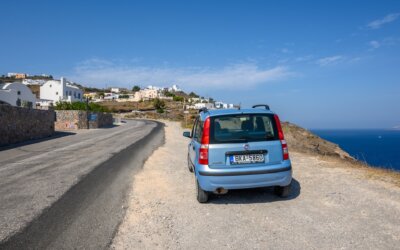 Location de voiture à Santorin